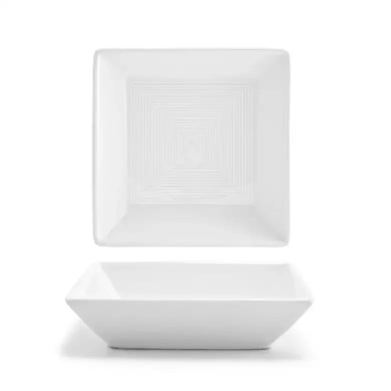 FOH Spiral® 10 oz Square Bowl (Set of 12)