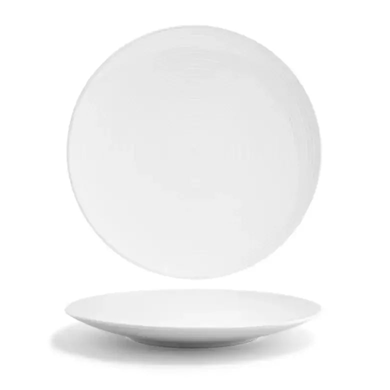 FOH Spiral® 11" White Plate (Set of 6)