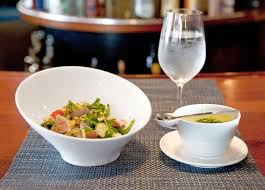 FOH White 32 oz Slanted Bowl (Set of 4)