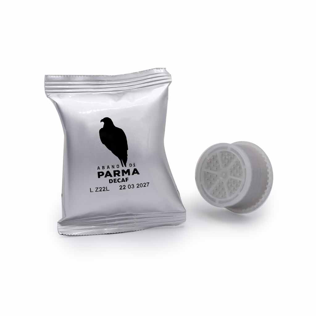 ABANO DI PARMA Decaf 50% ARABICA 7g Lavazza Compatible Capsules X 10