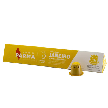 ABANO DI PARMA Janeiro 100% ARABICA 5.6g Nespresso Compatible Capsules X 10