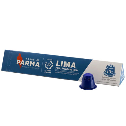 ABANO DI PARMA Lima 70% ARABICA 5.6g Nespresso Compatible Capsules X 10