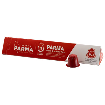 ABANO DI PARMA Parma 50% ARABICA 5.6g Nespresso Compatible Capsules X 10