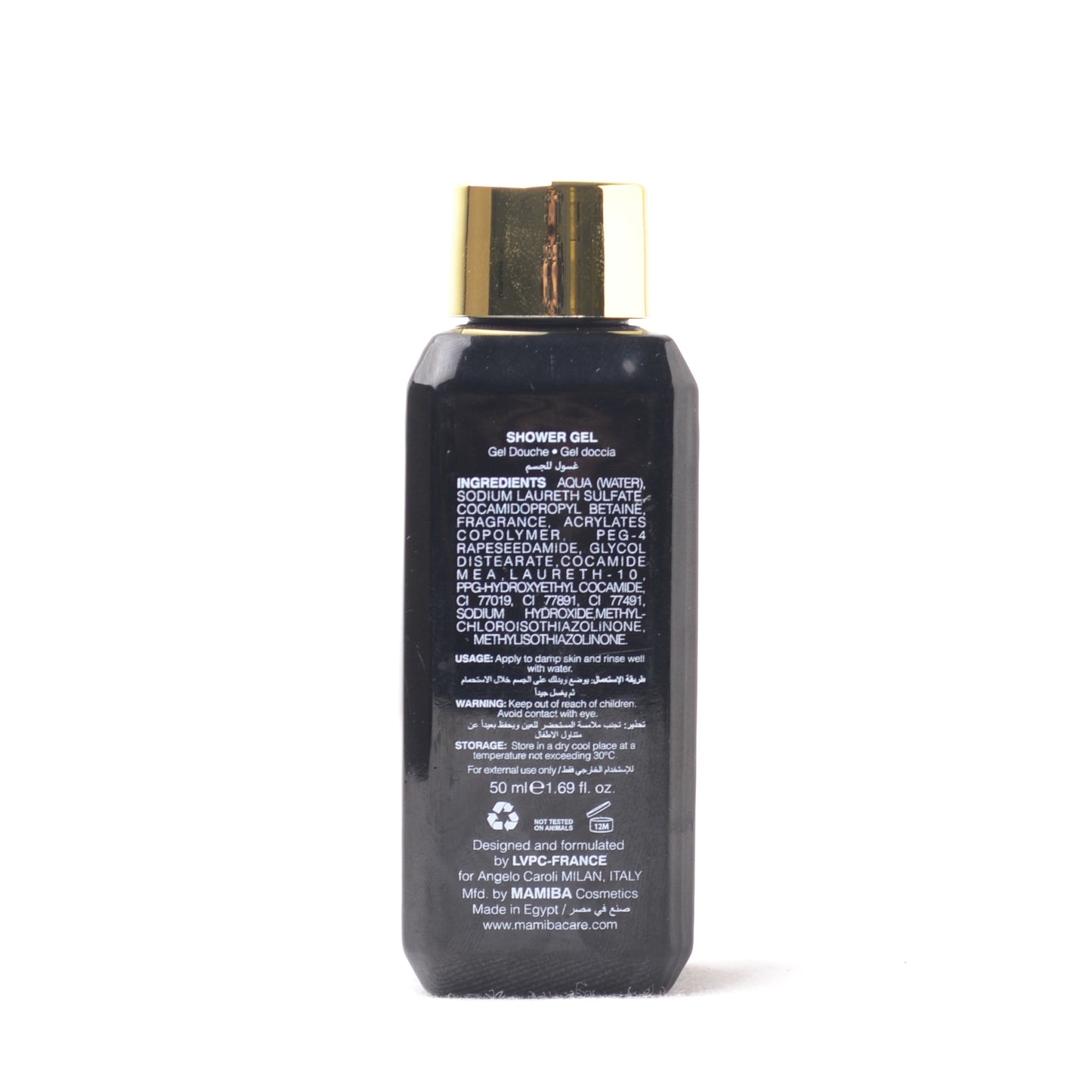 ANGELO CAROLI Shower Gel 50ml Bottle