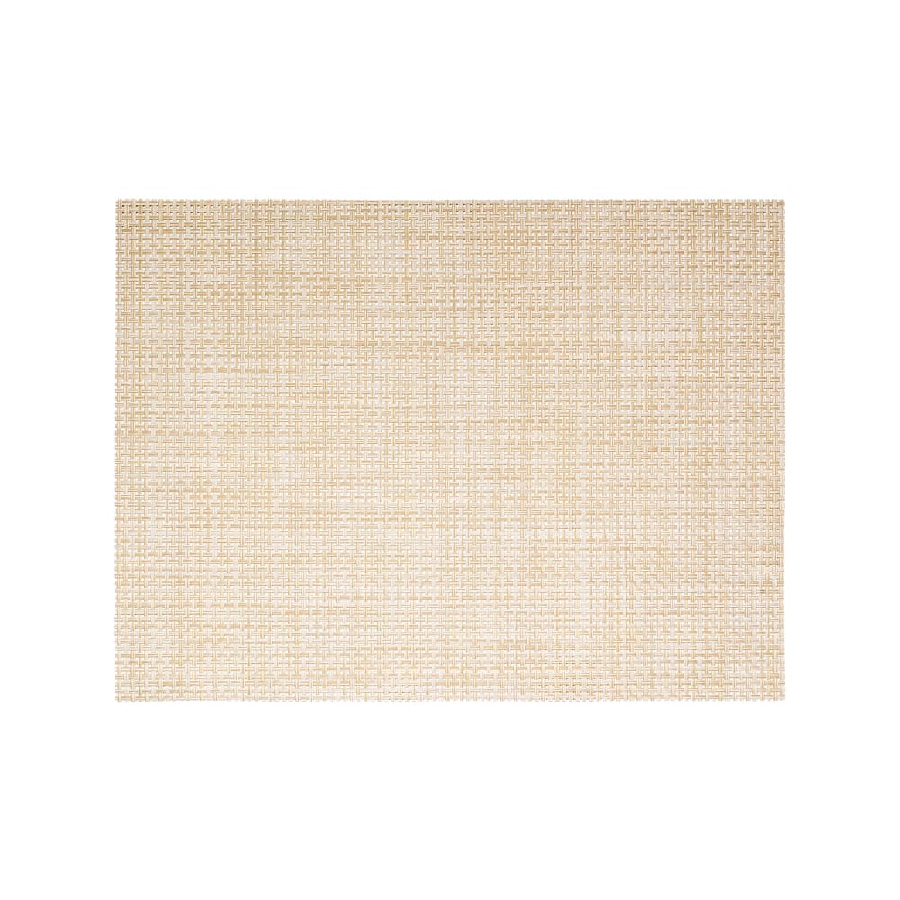 FOH Beige  Basketweave Placemat (12 Pcs)