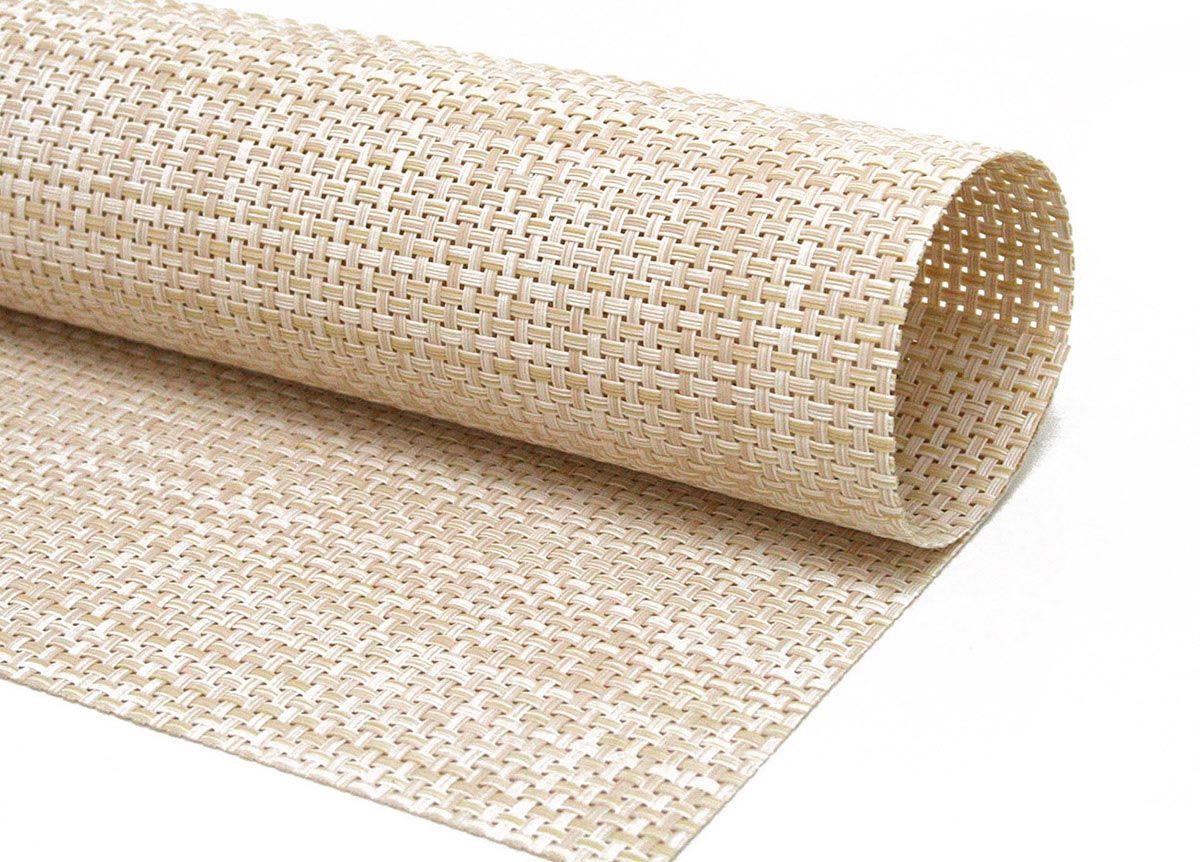 FOH Beige  Basketweave Placemat (12 Pcs)