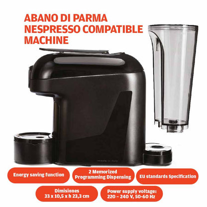 Abano Di Parma Nespresso Coffee Machine - Black